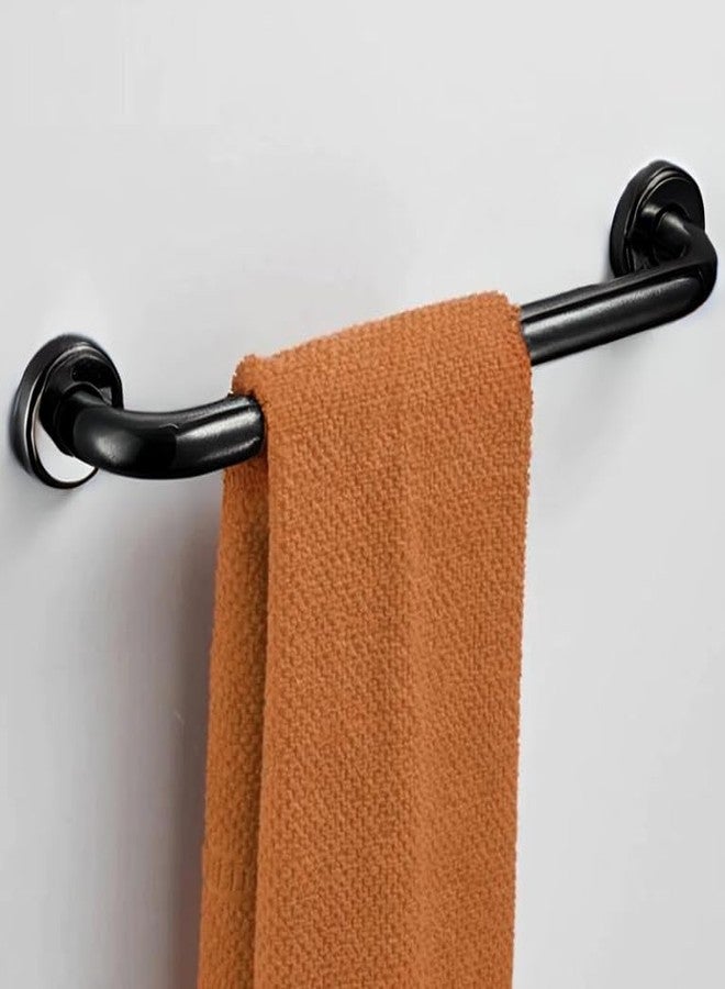 JAGGER JAG253 Stainless Steel 304 Grade Towel Hanger/Towel Rod/Towel Bar for Bathroom/Kitchen/Living Room/Wash Basin with Fitting Screw (12" INCH, Black [ MATT Finish ]) - Image 1